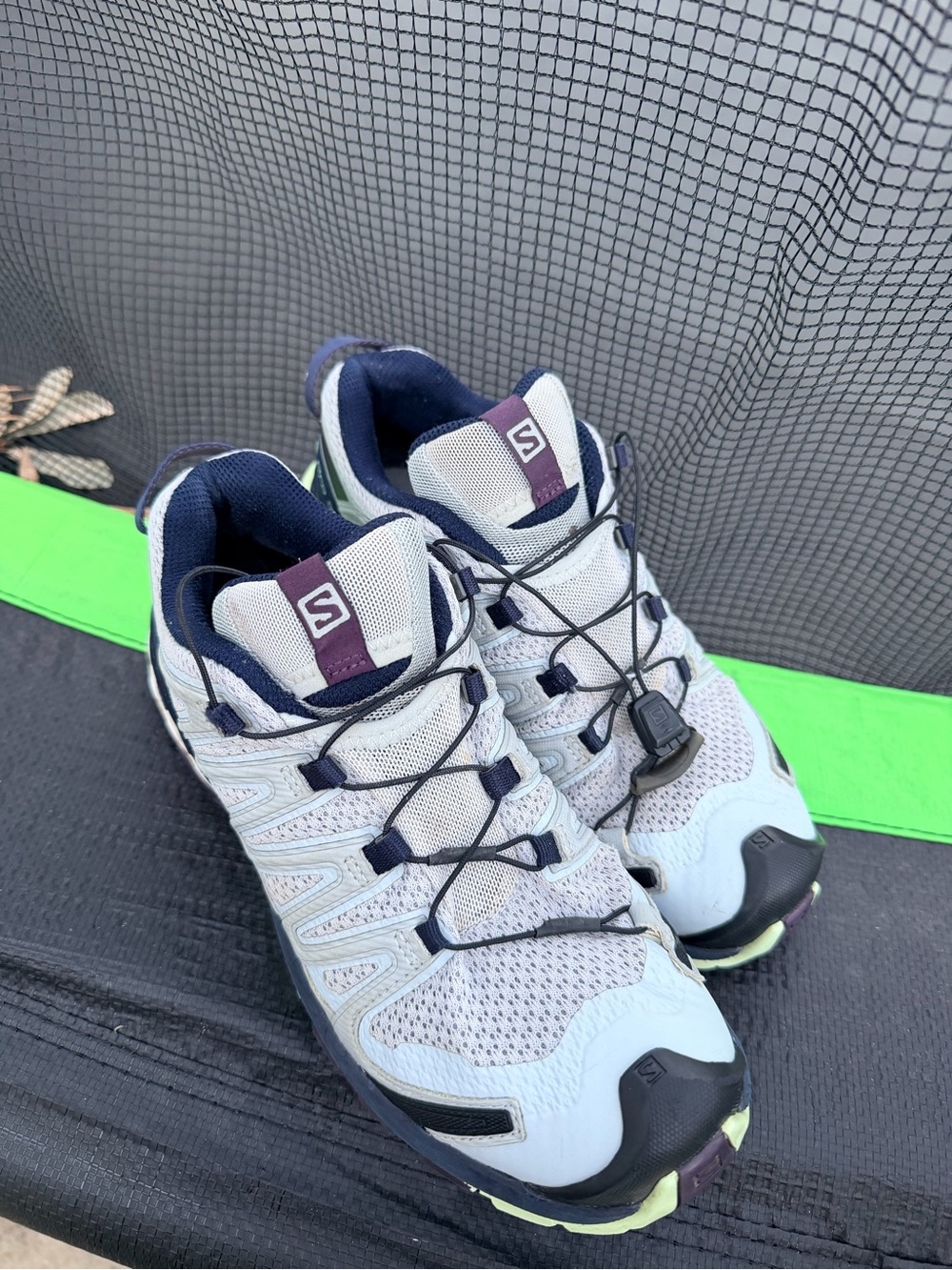 Salomon XA Pro 3D V8 409870 Gray Waterproof Trail/Hiking Shoes! Size 6.5 - Picture 2 of 8